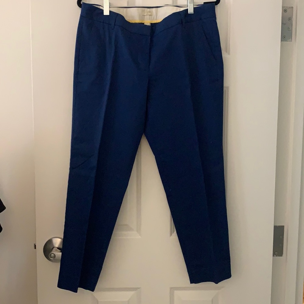 J Crew royal blue ankle pant